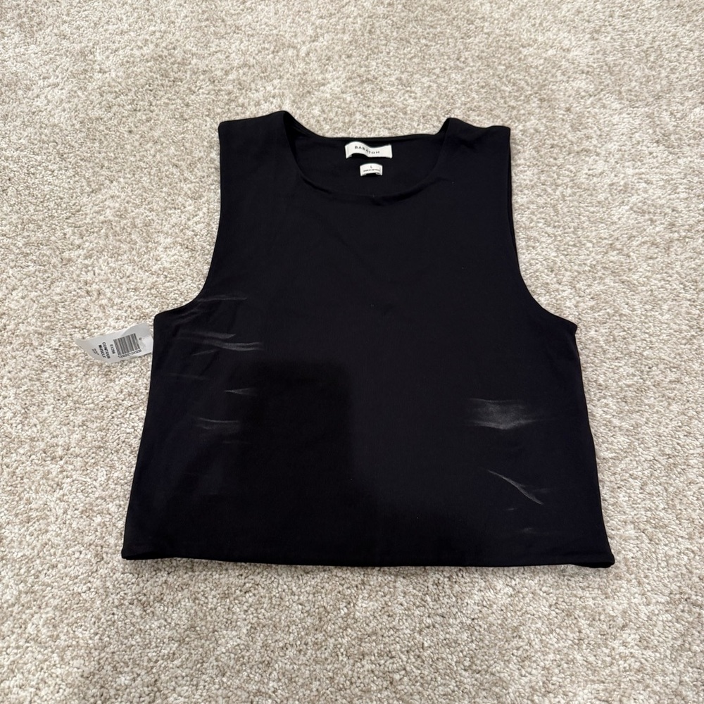 Aritzia Babaton Black Contour Tank Top